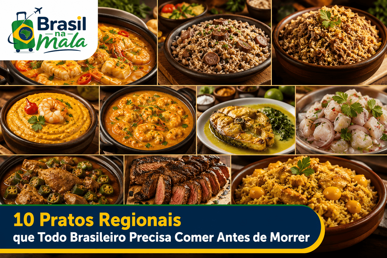 10 Pratos Regionais que Todo Brasileiro Precisa Comer Antes de Morrer